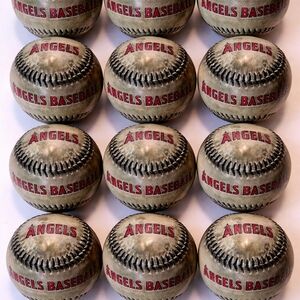 Angels Baseball Baseballs Lot of 12